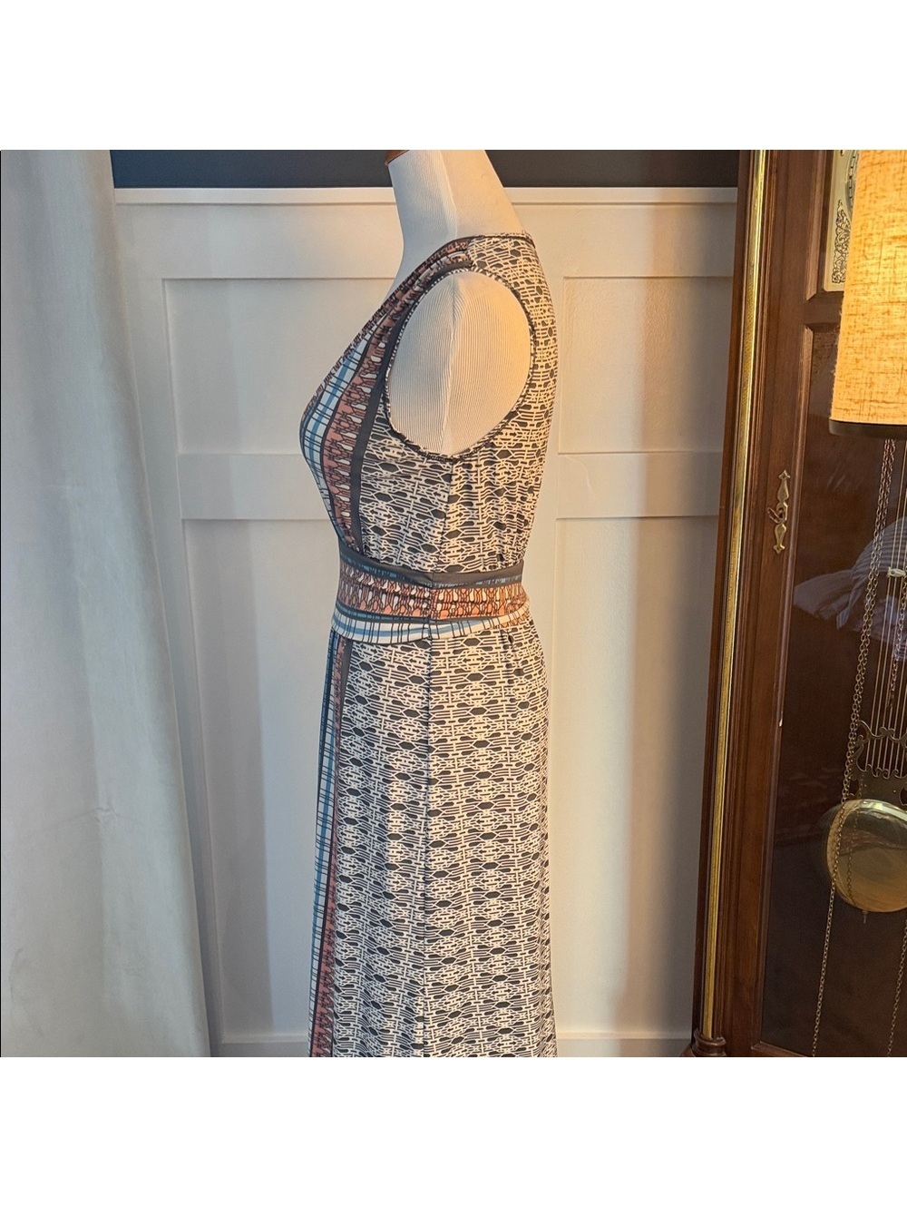 Max Studio Multicolor Geometric Maxi Dress - Picture 5 of 7